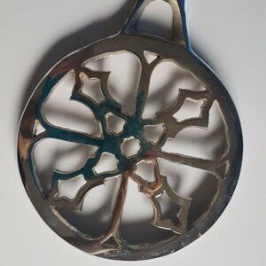 Vintage Nickel Trivet